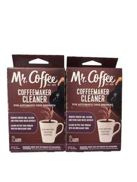Malco 075929808105 Mr. Coffee Coffeemaker Cleaner Descaler For Automatic Drip Pot X2 Boxes