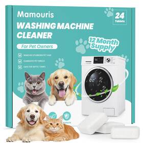 Mamouris 199284198753 Machine Cleaner Tablets 24 Pack Deep Cleaning For He Front Loader And Top Load