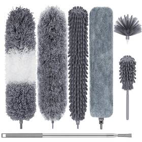 B0d41rcg5m Manduoye Dusters For Cleaning 7pcs Microfiber With Extension Pole Up To 100inches Machine