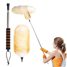 B0drfmmgcz Maofeng Lambswool Extendable Removable Duster 25-64 Inch Stainless Steel Extension Po