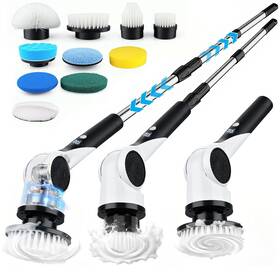 Maraiss 739474964012 Electric Spin Scrubber 3-speed Cordless Shower With 90 Adjustable