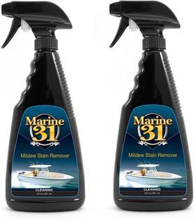 Marine 31 741533218936 Mildew Stain Remover Cleaner For Boats Homes Bathrooms Fast Acting 20oz 2 Pack