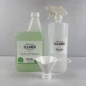 Martha Stewart 842470107724 All Purpose Cleaner Concentrate With Spray Bottle And Funnel New