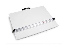 2026b Martin Universal Design 20 Inch X 26 Pro-draft Parallel Straightedge Drawing Board White Melam