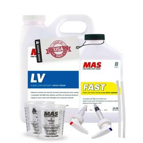 31-060 Mas Epoxies Marine Epoxy Resin Kit 1.5-quart Fast 2 1 High Performance Non-blu