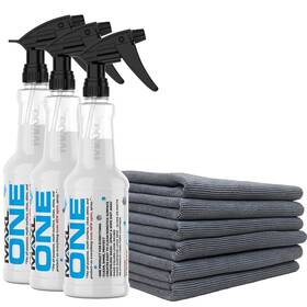 Maxl 850031784246 Car Spray With Triphene Technology Quick 3 20oz W 6 Micro Fiber Cloth