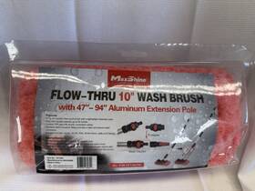 7011020 Maxshine 10 Inch Car Wash Brush Head Flow Thru Without Pole