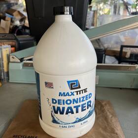 Maxtite 812164036630 1 Gal Lab Grade Deionized Water Type Ii Uv-sterilized Usa Brand