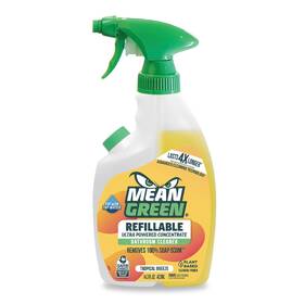 396269 Mean Green Refillable Ultra Powered Concentrate Bathroom Cleaner Tropical Breeze 14.3