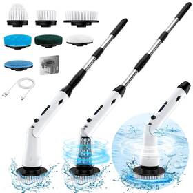 Hk-051 Mebotem Electric Spin Scrubber With Long Handle Ipx7 Waterproof Cordless Cl