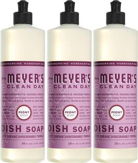 Meel7 313029499497 Mrs. Meyers Clean Day Liquid Dish Soap Biodegradable Formula Peony 16 Fl. Oz