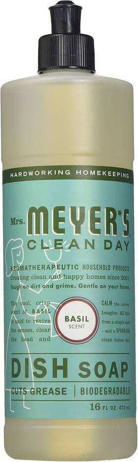 Meel7 445035612607 Mrs. Meyers Clean Day Liquid Dish Soap 16 Oz