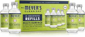 Meel7 744110473025 Mrs. Meyers Multi-surface Cleaner Refills Lemon Verbena 4 X 2 Oz Makes 64
