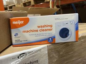 Meijer 719283460370 Washing Machine Cleaner 12 Month Supply 4x 3 Pouch Boxes. Free Shipping