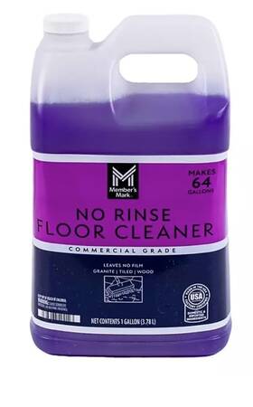 106385 Members Mark No Rinse Floor Cleaner Net Wt 127.8 Fl Oz