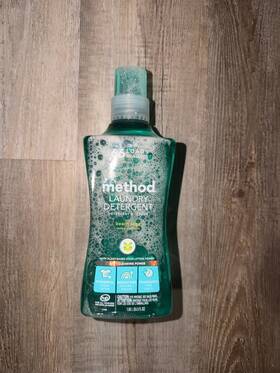 Method 318025 5 Pack - Liquid Laundry Detergent Beach Sage 66 Load Per Bottle 53.5fl