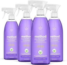 321683 Method All-purpose Cleaner Spray French Lavender Plant-based 28 Oz Pack Of 4