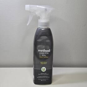 Method 817939000847 Steel For Real Clean Polish Apple Orchard Plant-based Non-toxic 12 Fl Oz