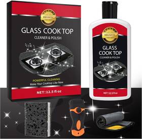 Usgstc-1 Meuvcol Glass Stove Top Cleaner Kit 12 Oz Cooktop Non-abrasive Ove