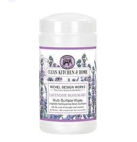 Michel Design Works 608666734989 Multi-surface Wipes Lavender Rosemary 60