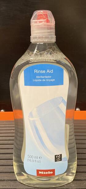 Rinseaid-17oz Miele Dishwasher Rinse Aid For Sparkling Finish With Glass Protection - 17oz