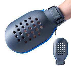 Milozen 735179208260 Large Dementia Restraint Gloves For Gray And Blue Zipper