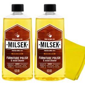 Milsek 029217135725 Furniture Polish And Wood Cleaner With Lemon Oil - Multipurpose Solution For