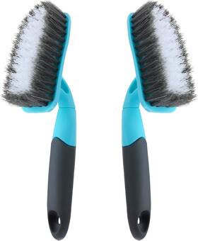 Mingc 313099327386 2-pack Scrub Brush For Cleaning With Long Handle Medium Firm Bathroom Cle