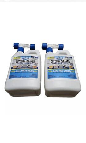 Miracle Brand 850017750029 2 Miraclebrands Outdoor Cleaner Spray Concentrate For Algae Mold Mildew 64 Oz