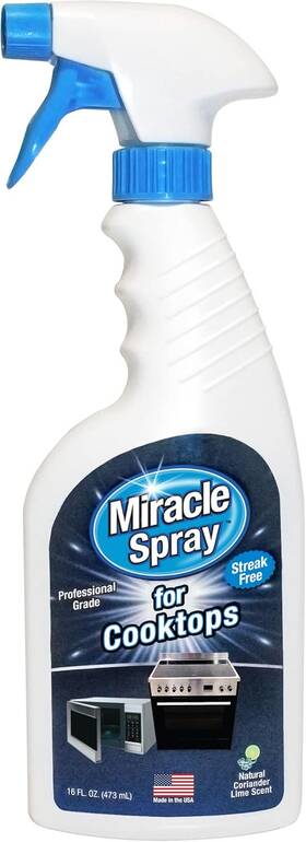 Miracle Brands 313112347315 Miraclespray For Microwave And Cooktop Easily Removes Food Grime Buildup S