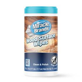 Miraclewipes 850017750128 For Wood Surfaces Remove Dirt And Grime Buildup Clean Protect Polish