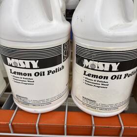 1001517 Misty 723783400330 1 Gal Bottle Lemon Oil Furniture Polish - Scent 4/ct New