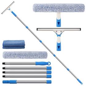 Iku-035196 Mitclear 6.5 Feet Window Cleaning Kit With Extension Poles Cleaner Tool 1