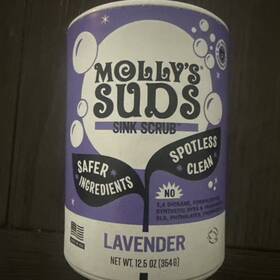 Mollys Suds 852835006401 Sink Scrub Lavender 12 Oz By Vegan Safer Cleaning Ingredients