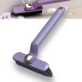 Moteerllu 776420611453 Multifunction Rotating Crevice Cleaning Brush For Bathroom Hard Bristle