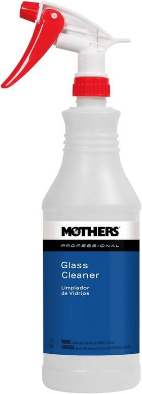 87632 Mothers 711181026979 Professional Glass Cleaner Empty Spray Bottle
