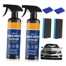 Oi47 Mqg 2pcs Advanced Car Quick-acting Coating Agent Spray Coatingspray