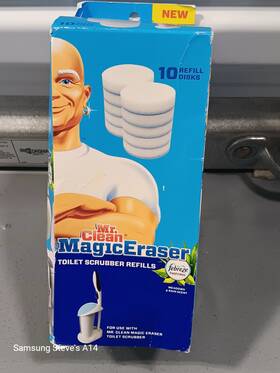 Mr. Clean 011171203930 Magic Eraser 10 Refill Disks Toilet Scrubber Refills