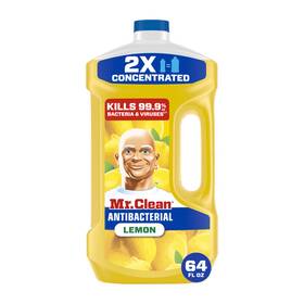 Mr. Clean 030772112908 Floor Cleaner All Purpose Mop Soap Lemon 64 Fl Oz