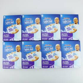 Mr. Clean 030772128282 8pk Magic Eraser Sponge Ultra Foamy Bathroom Cleaner Shower