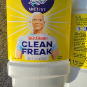 Mr. Clean 037000908708 Swiffer Wet Jet Freak Refill Multi Surface Lemon Zest 2 Ct Cleane