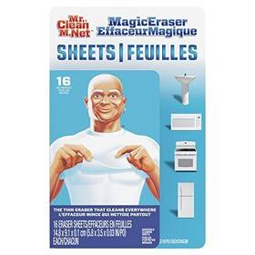 Mr. Clean 037000953487 Eraser Sheets Cleaning For Hard To Reach Spaces 16 Count Pack Of 3