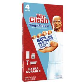82038ca Mr. Clean Magic Eraser Extra-durable Cleaning Pads With Durafoam White 32