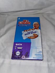 51099 Mr Clean Bath Magic Eraser Lavender Scent Febreze Bathroom Cleaner 4 Per Box