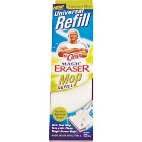 446615 Mr. Clean Magic Eraser 10 In. Foam Squeeze Mop Refill Pack Of 6