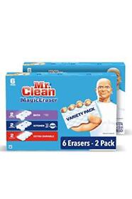 Mr. Clean Magic Eraser Variety Pack With Bath Kitchen And Extra Durable