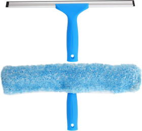 Mr.siga Professional Window Cleaning Combo Squeegee And Microfiber 14inch