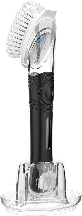 Sj21810 Mr.siga Soap Dispensing Dish Brush Storage Set Kitchen With Holder