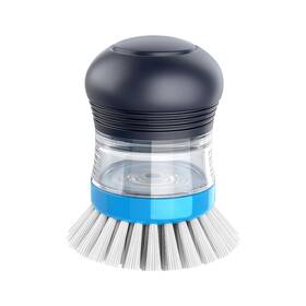 Sj21918 Mr.siga Soap Dispensing Palm Brush Kitchen For Dish Pot Pan Sink Clean