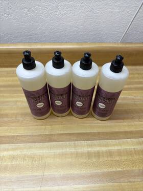 1077368 Mrs. Meyers Lot Of 4 New Clean Day Limited Edition Lilac 16oz Liquid Dish Soap